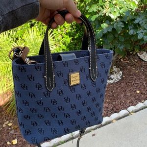 Dooney & Bourke Navy Mini Waverly Crossbody bag